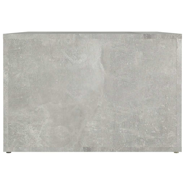 Betongrauer Nachttisch 57x55x36 cm