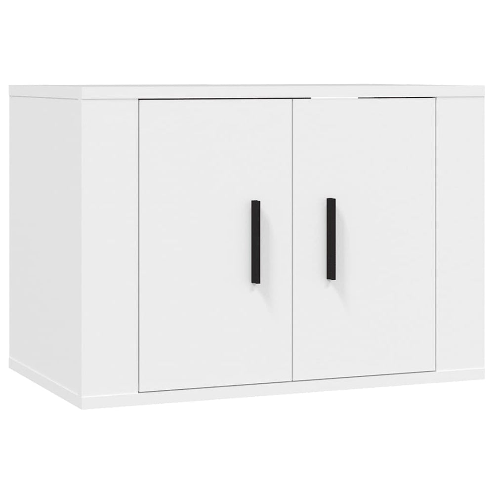 Weiße TV-Wandkonsole 57 cm