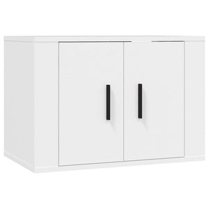 Weiße TV-Wandkonsole 57 cm