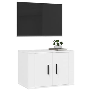 Weiße TV-Wandkonsole 57 cm