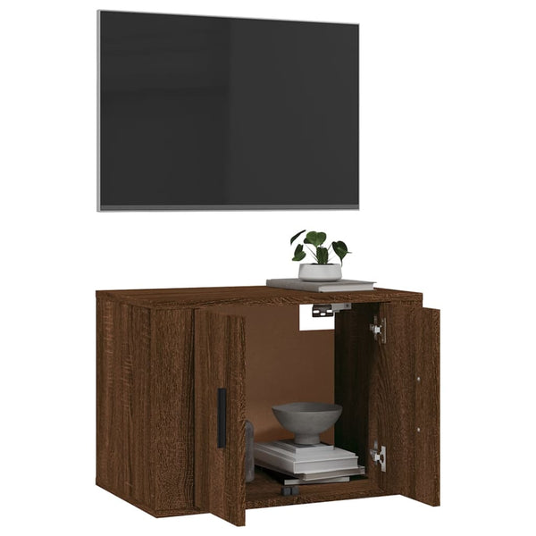 TV-Wandschrank Braun Eichen-Optik 57 cm