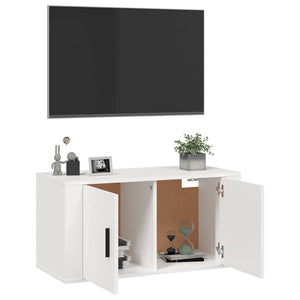 TV-Wandschrank Weiß 80 cm