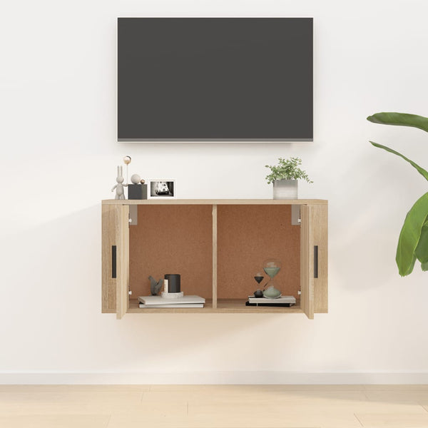 TV-Wandschrank Sonoma-Eiche 80 cm