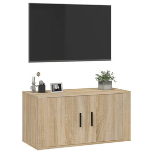 TV-Wandschrank Sonoma-Eiche 80 cm