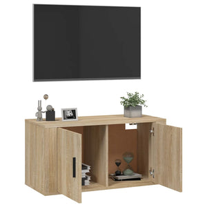 TV-Wandschrank Sonoma-Eiche 80 cm