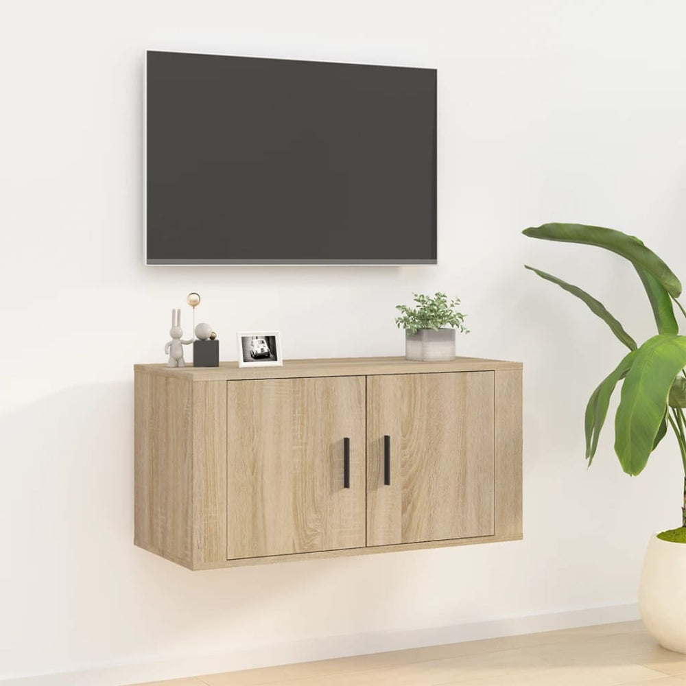 TV-Wandschrank Sonoma-Eiche 80 cm