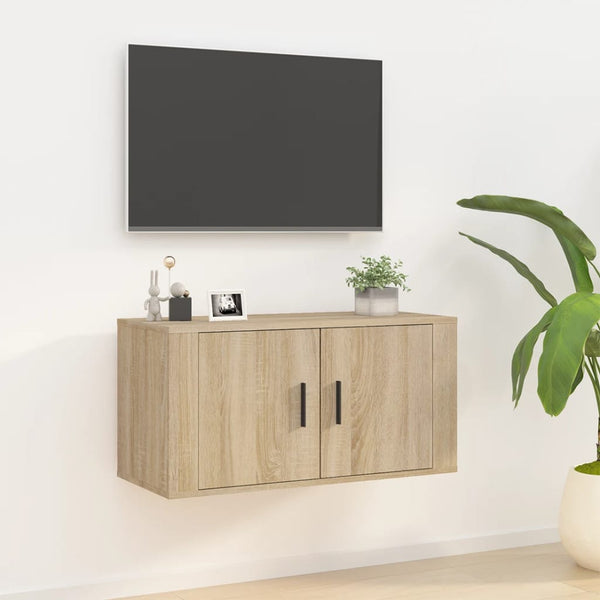 TV-Wandschrank Sonoma-Eiche 80 cm