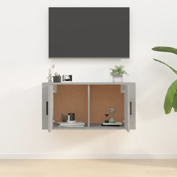 TV-Wandschrank Betongrau 80 cm
