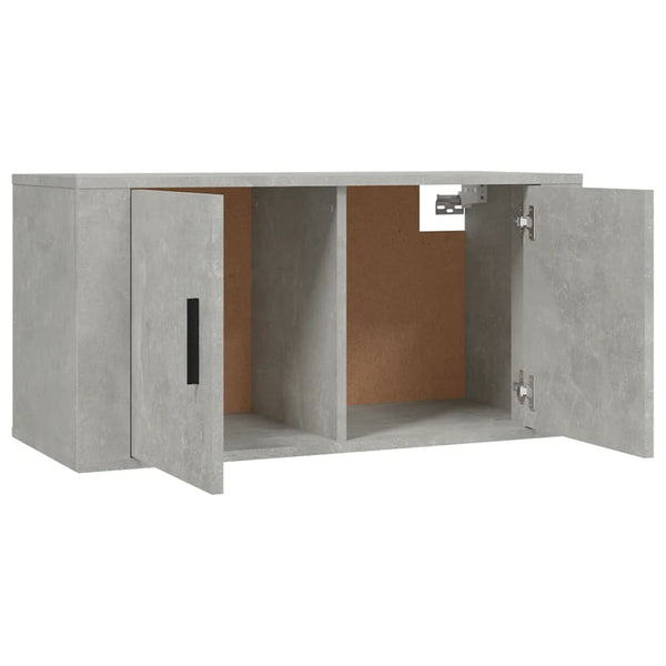 TV-Wandschrank Betongrau 80 cm