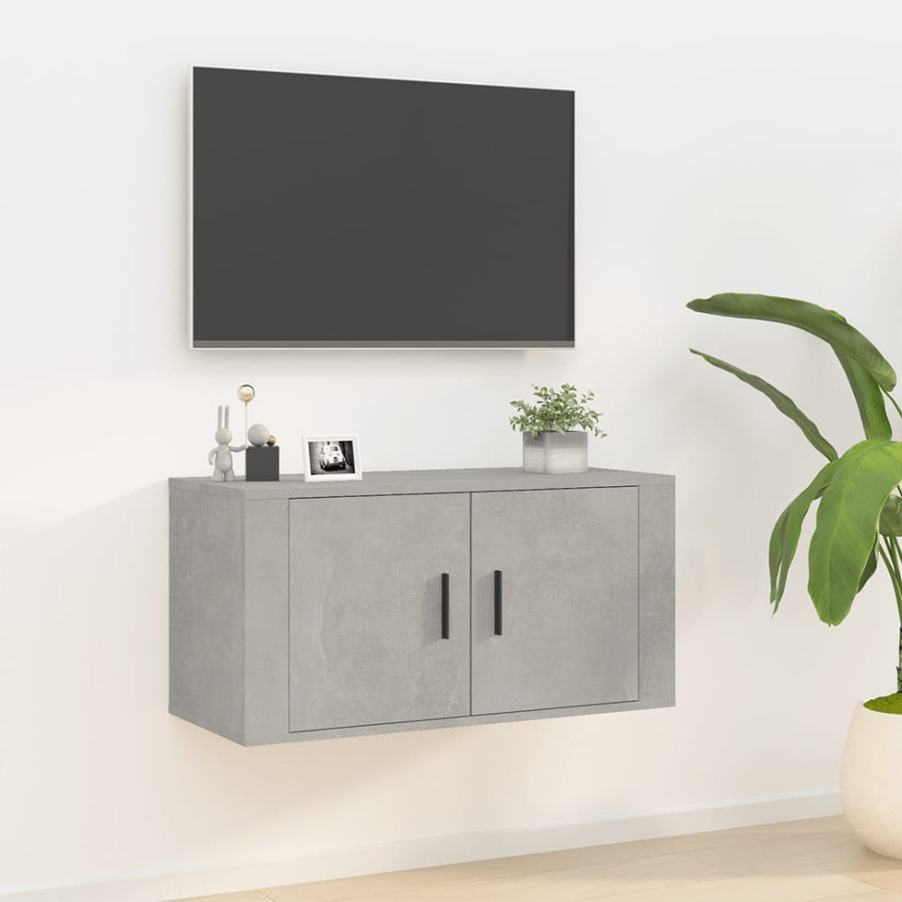 TV-Wandschrank Betongrau 80 cm