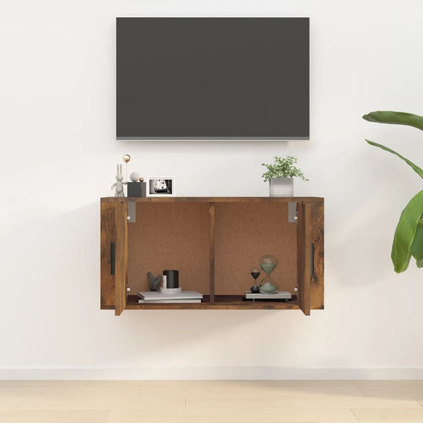 TV-Wandschrank Räuchereiche 80 cm