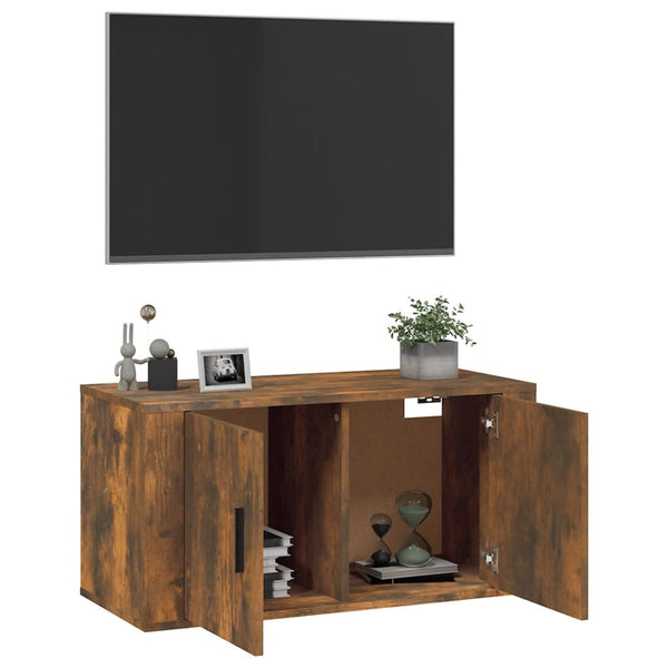 TV-Wandschrank Räuchereiche 80 cm