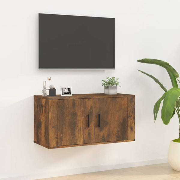 TV-Wandschrank Räuchereiche 80 cm