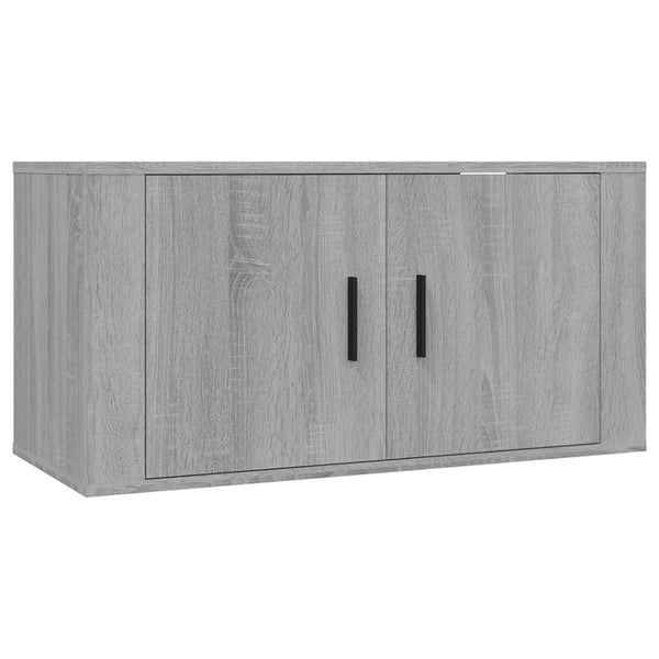 TV-Wandschrank Grau Sonoma 80 cm