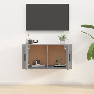 TV-Wandschrank Grau Sonoma 80 cm