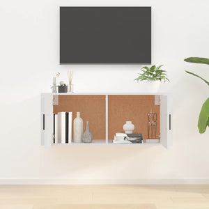 TV-Wandschrank Weiß 100 cm