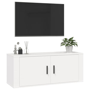 TV-Wandschrank Weiß 100 cm