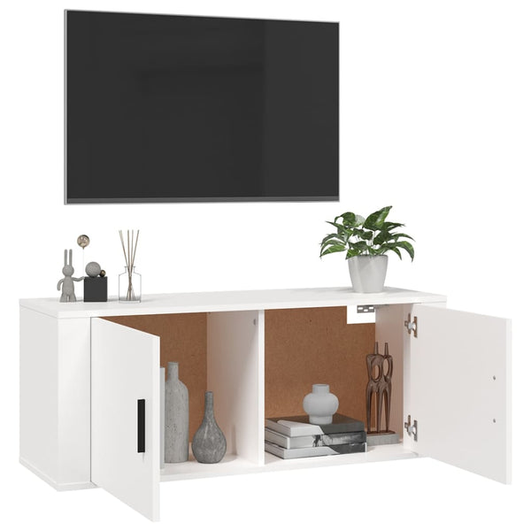TV-Wandschrank Weiß 100 cm