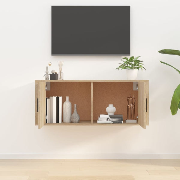 TV-Wandschrank Sonoma-Eiche 100 cm
