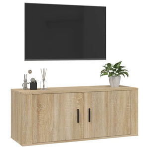 TV-Wandschrank Sonoma-Eiche 100 cm