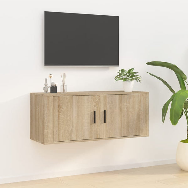 TV-Wandschrank Sonoma-Eiche 100 cm