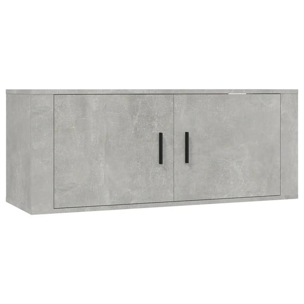TV-Wandschrank, Betongrau, 100 cm