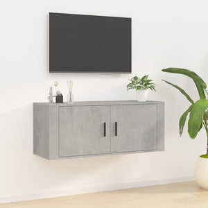 TV-Wandschrank, Betongrau, 100 cm