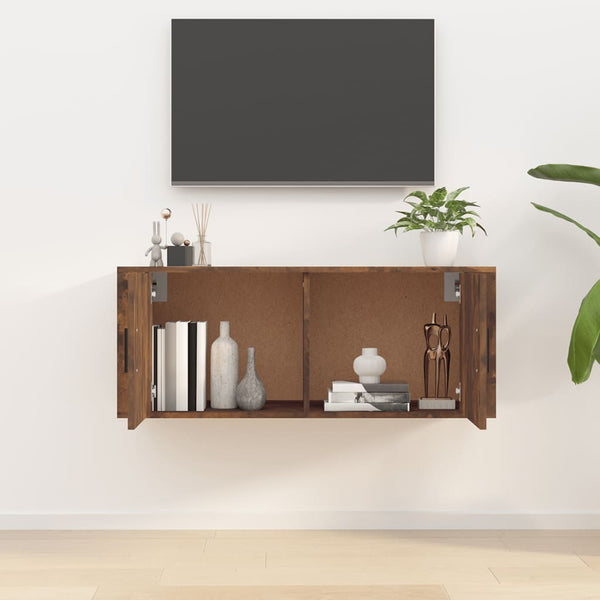 TV-Wandschrank Räuchereiche 100 cm