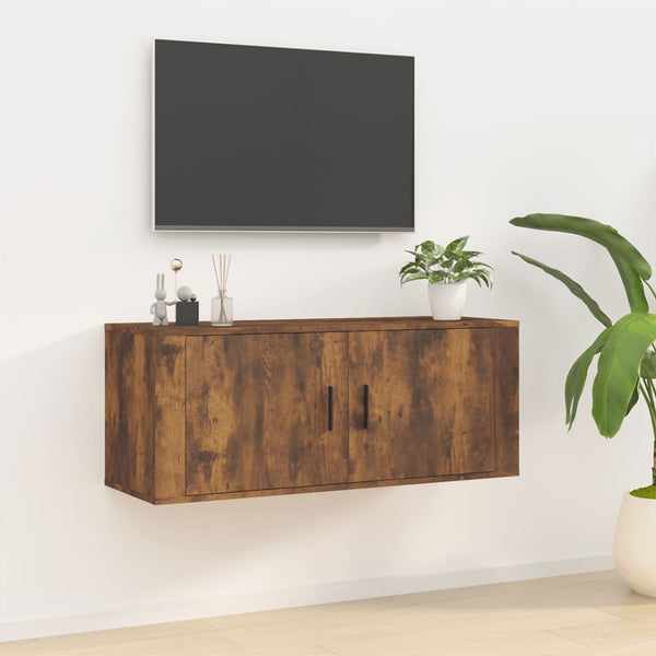 TV-Wandschrank Räuchereiche 100 cm