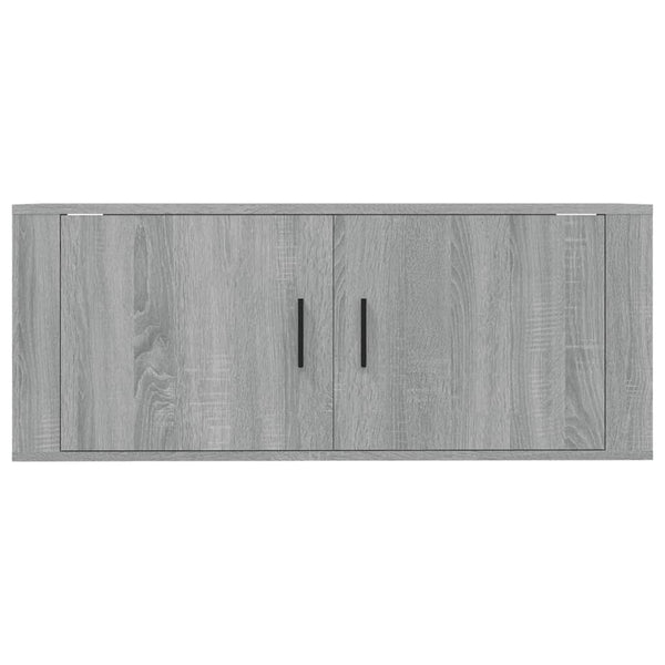 TV-Wandschrank Grau Sonoma 100 cm
