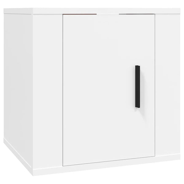 Weiße TV-Wandkonsole 40 cm