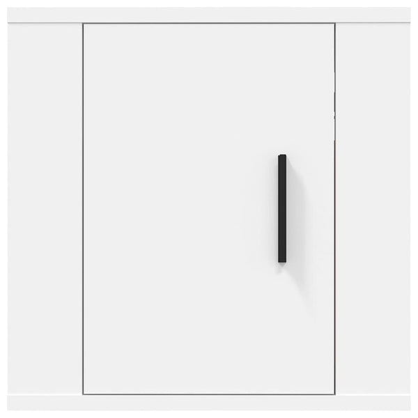 Weiße TV-Wandkonsole 40 cm