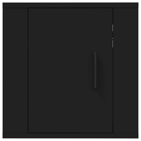 Schwarzer TV-Wandschrank 40 cm