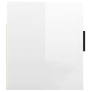 TV-Wandschrank, Hochglanz Weiß, 40cm