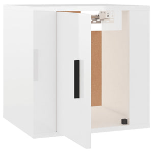TV-Wandschrank, Hochglanz Weiß, 40cm