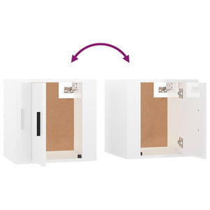 TV-Wandschrank, Hochglanz Weiß, 40cm