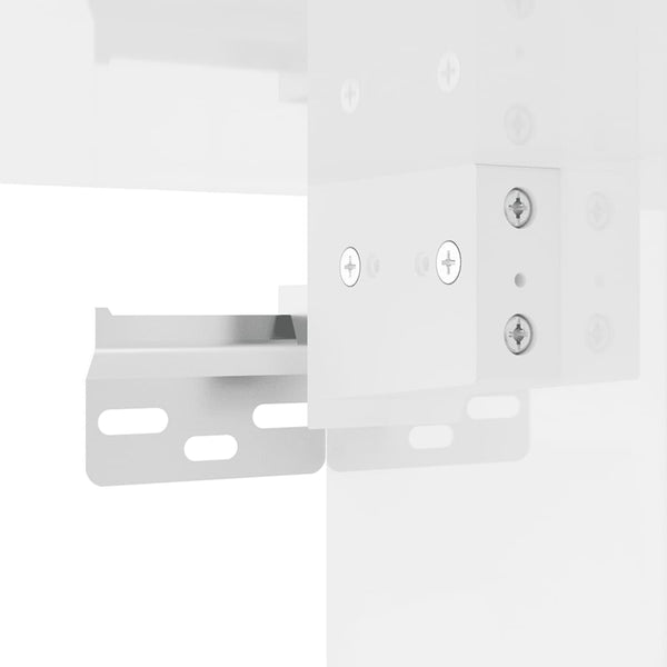 TV-Wandschrank, Hochglanz Weiß, 40cm