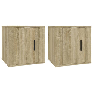 TV-Wandschränke Sonoma-Eiche, 2er-Set