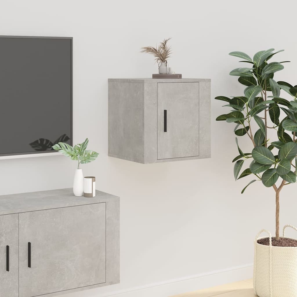 TV-Wandschrank Betongrau 40 cm