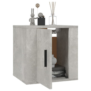 TV-Wandschränke, 2er Set, Betongrau, 40 cm