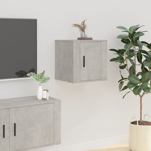 TV-Wandschränke, 2er Set, Betongrau, 40 cm