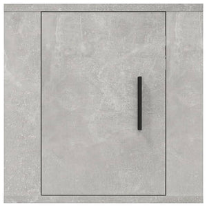 TV-Wandschränke, 2er Set, Betongrau, 40 cm