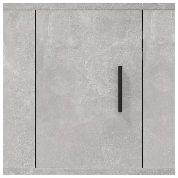 TV-Wandschränke, 2er Set, Betongrau, 40 cm