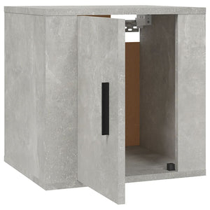 TV-Wandschränke, 2er Set, Betongrau, 40 cm
