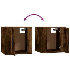 TV-Wandschränke 2er Set Räuchereiche 40cm