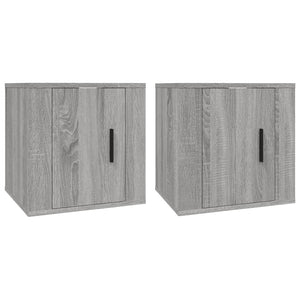 TV-Wandschränke Grau Sonoma 2er Set