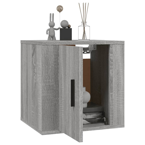 TV-Wandschränke Grau Sonoma 2er Set