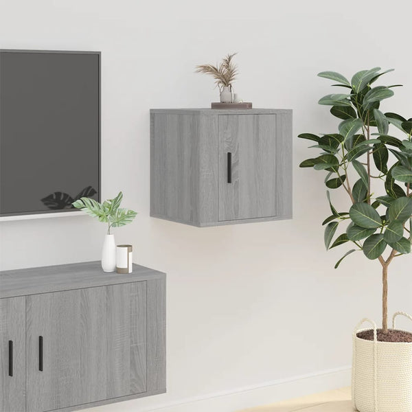 TV-Wandschränke Grau Sonoma 2er Set