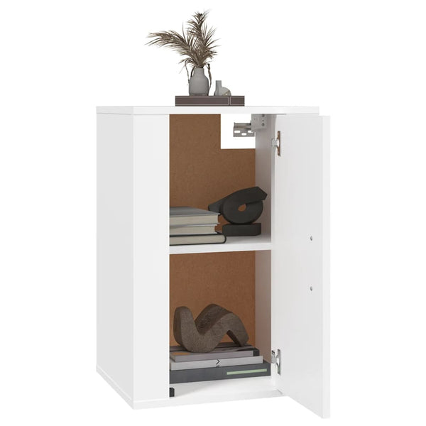 Weißer TV-Wandschrank 40 cm