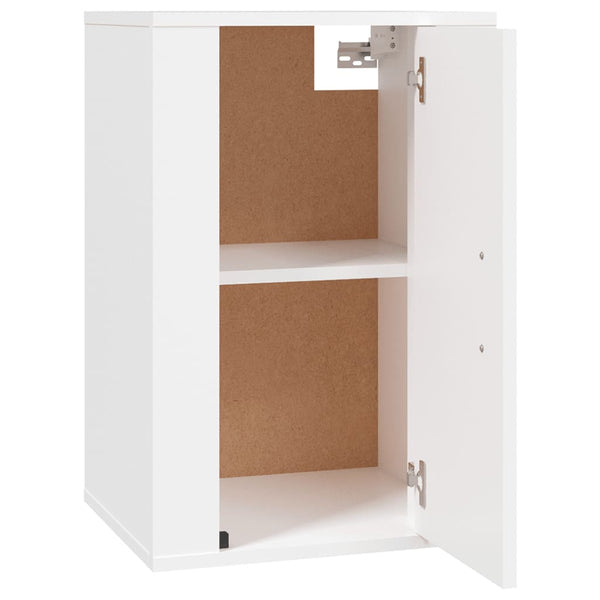 Weißer TV-Wandschrank 40 cm